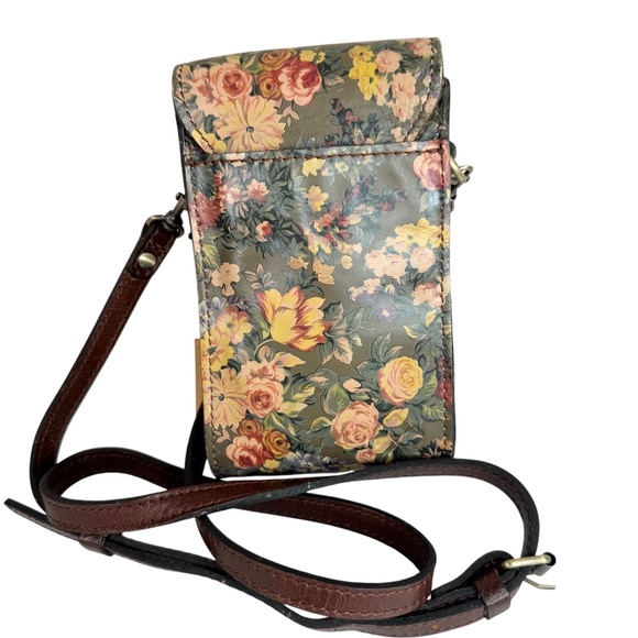 Patricia Nash Rivalta Crossbody Mini Bag – English Country Floral – NWT - Picture 3 of 15